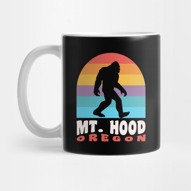 Mt Hood Oregon Bigfoot Sasquatch PNW by PodDesignShop